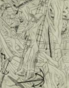 ‡ DAVID JONES (British worked Wales 1895-1974) copper engraving - entitled verso 'The Town' from The