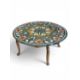 ITALIAN PIETRA DURA MARBLE-TOPPED CIRCULAR TABLE, 20th century, inlaid throughout with lapis - Image 1 of 3