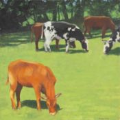 ‡ JOHN F. SMOUT (Welsh, 20th century) oil on canvas - entitled verso 'My Friend Ruby and Other