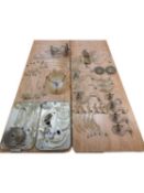 MURANO GLASS CHANDELIER PARTS, the whole incomplete and with damaged elements, sold for spares,