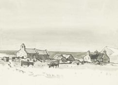 ‡ SIR KYFFIN WILLIAMS RA (Welsh, 1918-2006) limited edition (41/350) print - Llanrhwydrus,