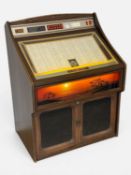 VINTAGE ROWE STEREO JUKEBOX, 160 selection, with keys, 105 (h) x 85 (w) x 63cms (d) Provenance: