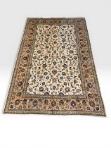 KASHAN WOOL CARPET, 295 x 195cms Provenance: private collection
