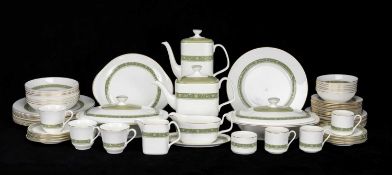 ROYAL DOULTON RONDELAY PATTERN DINNER TEA AND COFFEE SERVICE, large and comprehensive dinner and tea