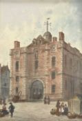 PAUL BRADDON (British 1864-1938) pair of watercolours - The Old Exchange, Chester and The Old