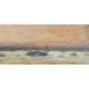 UNKNOWN LATE 19TH / EARLY 20TH CENTURY oil on canvas - seascape with rolling waves and sailing - Image 1 of 2