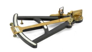 MATTHEW BERGE, LONDON, EARLY 19TH CENTURY EBONY & BRASS 10