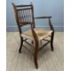 GROUP OF ANTIQUE CHAIRS including, five early 20th century rush-seat spindle back chairs (inc. one - Image 4 of 10