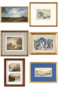 ASSORTED PAINTINGS, including Manner of Winston McQuoid (Scottish 1909-1984) oil on board -