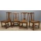 GROUP OF ANTIQUE CHAIRS including, five early 20th century rush-seat spindle back chairs (inc. one - Image 5 of 10