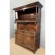 18TH CENTURY WELSH OAK TRIDARN, panel-back canopy top on turned supports, central section of arch - Image 3 of 12