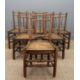 RARE SET OF SIX SHROPSHIRE SPINDLE BACK SIDE CHAIRS, 19th Century, attributed to the Owen family - Image 12 of 12