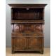 18TH CENTURY WELSH OAK TRIDARN, panel-back canopy top on turned supports, central section of arch - Image 12 of 12