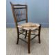 GROUP OF ANTIQUE CHAIRS including, five early 20th century rush-seat spindle back chairs (inc. one - Image 3 of 10