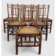 RARE SET OF SIX SHROPSHIRE SPINDLE BACK SIDE CHAIRS, 19th Century, attributed to the Owen family - Image 1 of 12
