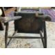 PRIMITIVE ELM & ASH ARMCHAIR, 19th Century, retaining traces of dark green paint, the tapering - Image 11 of 13