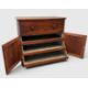 UNUSUAL ANTIQUE MAHOGANY SECRETAIRE CABINET, drop-front writing desk, fitted interior, lower - Image 1 of 13