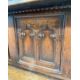 18TH CENTURY WELSH OAK TRIDARN, panel-back canopy top on turned supports, central section of arch - Image 5 of 12