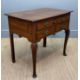 19TH CENTURY OAK LOWBOY, three frieze drawers, front cabriole legs, pad feet, 70 (h) x 80 (w) x - Image 4 of 4