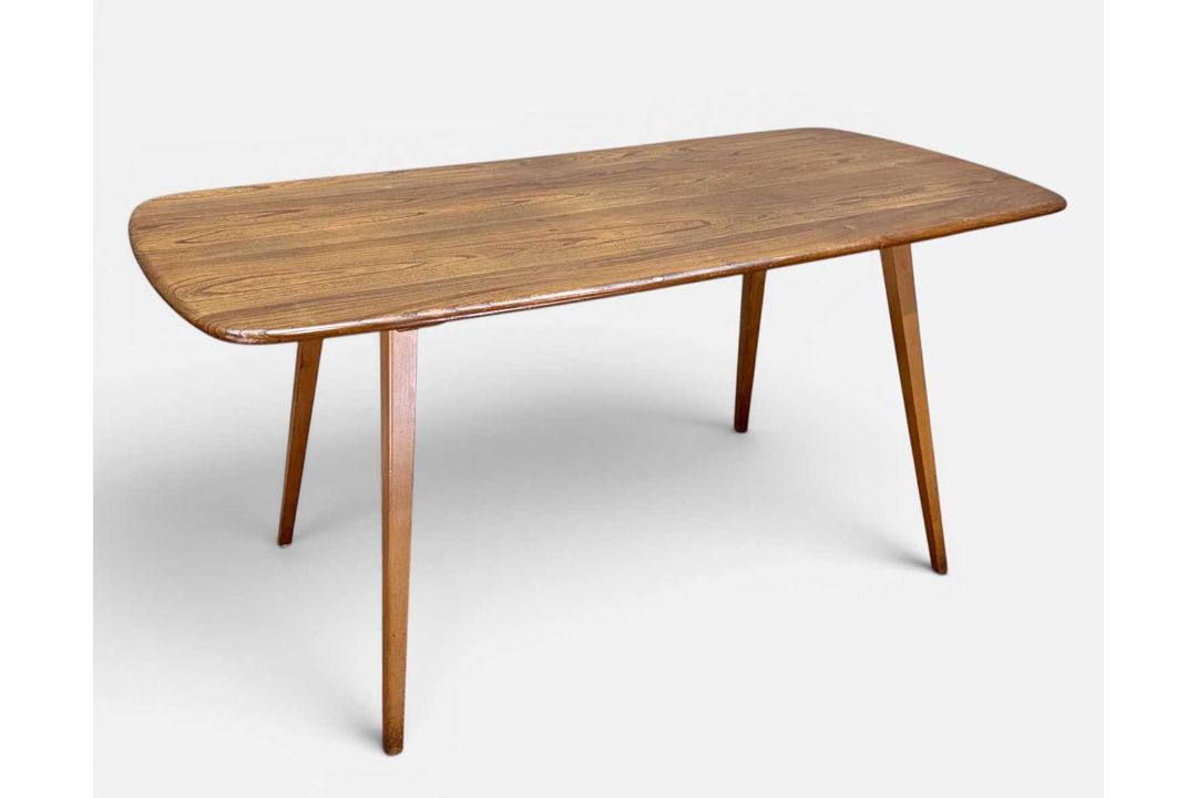 MID-CENTURY ERCOL 382 REFECTORY TABLE, natural finish, 71 (h) x 152 (w) x 76cms (d) Provenance: - Image 1 of 4