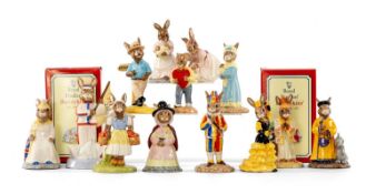 COLLECTION OF ROYAL DOULTON BUNNYKINS FIGURINES, including Dutch Bunny, Judy Bunny, Punch Bunny,