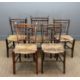 GROUP OF ANTIQUE CHAIRS including, five early 20th century rush-seat spindle back chairs (inc. one - Image 2 of 10