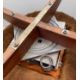 MID-CENTURY 'SWIVEL & ROCK' EGG CHAIR, in the manner of Greaves and Thomas, chocolate brown Dralon - Image 7 of 7
