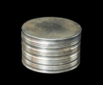 GEORGE III SILVER NUTMEG GRATER, 2.9 (h) x 4cms (diam.), 1.97ozt Provenance: private collection