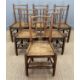 RARE SET OF SIX SHROPSHIRE SPINDLE BACK SIDE CHAIRS, 19th Century, attributed to the Owen family - Image 2 of 12