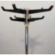 MID-CENTURY HAGO PRODUCTS COAT & UMBRELLA STAND, chrome column with black cast iron base, 164cms (h) - Image 2 of 4