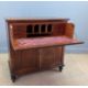 UNUSUAL ANTIQUE MAHOGANY SECRETAIRE CABINET, drop-front writing desk, fitted interior, lower - Image 4 of 13