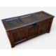 18TH CENTURY WELSH JOINED OAK CARVED COFFER, 53 (h) x 128 (w) x 53cms (d) Provenance: consigned - Image 1 of 10