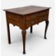 19TH CENTURY OAK LOWBOY, three frieze drawers, front cabriole legs, pad feet, 70 (h) x 80 (w) x - Image 1 of 4