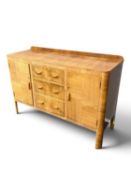 HEAL'S OF LONDON, ART DECO WALNUT SIDEBOARD, circa 1935-40, 95 (h) x 137 (w) x 49cms (d); similar