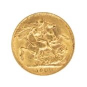 EDWARD VII GOLD SOVEREIGN, 1909, 7.9g Provenance: private collection Vale of Glamorgan