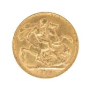 EDWARD VII GOLD SOVEREIGN, 1903, 7.9g Provenance: private collection Vale of Glamorgan