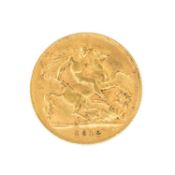 GEORGE V HALF SOVEREIGN, 1912 (VF), 3.97g Provenance: private collection Gwynedd