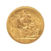 GEORGE V GOLD SOVEREIGN, 1912, 7.9g Provenance: private collection Vale of Glamorgan