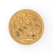 EDWARD VII SOVEREIGN, 1906 (EF), 7.98g Provenance: private collection Conwy