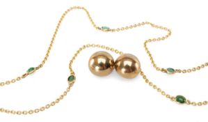 PAIR OF 9CT GOLD EARRINGS, demi-sphere clip-on design, stamped '375', 2.3g gross in Brothers Bird
