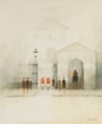 ‡ ANTHONY ROBERT KLITZ (English, 1917-2000) oil on canvas - Horse Guards, London, signed, 60 x 50cms