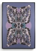 ‡ MARTIN LANGFORD (English, b. 1970) print - entitled 'Psychedelic Mandala 3', 83 x 58cms