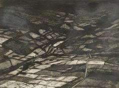 ‡ PETER COKER RA (English, 1926-2004) limited edition (11/15) etching - entitled 'Yorkshire