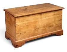 PLUS LOT 55 - VINTAGE PINE BLANKET BOX with interior compartment, 58 (h) x 107 (w) x 58cms (d)