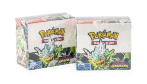 POKÉMON SCARLET & VIOLET: TWILIGHT MASQUERADE, two factory-sealed booster boxes, each box containing