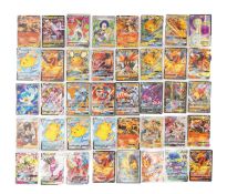 POKÉMON CARDS, a collection of approximately sixty cards from numerous sets, all cards are EX, GX,