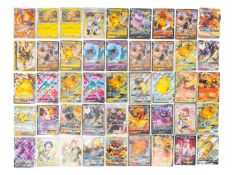 POKÉMON CARDS, a collection of approximately sixty cards from numerous sets, all cards are EX, GX,