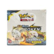 POKÉMON, SUN & MOON: UNBROKEN BONDS, factory sealed booster box, containing thirty six packs