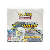 POKÉMON SUN & MOON: LOST THUNDER, factory-sealed booster box, containing thirty-six packs