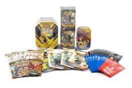 POKÉMON SEALED PACKS, a selection of sealed packs, tins and 'Build a Battle' boxes, including sealed